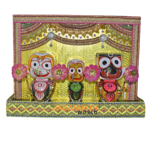 Jagannath 6 Inch Idol Vesha,Plastic for Showpiece