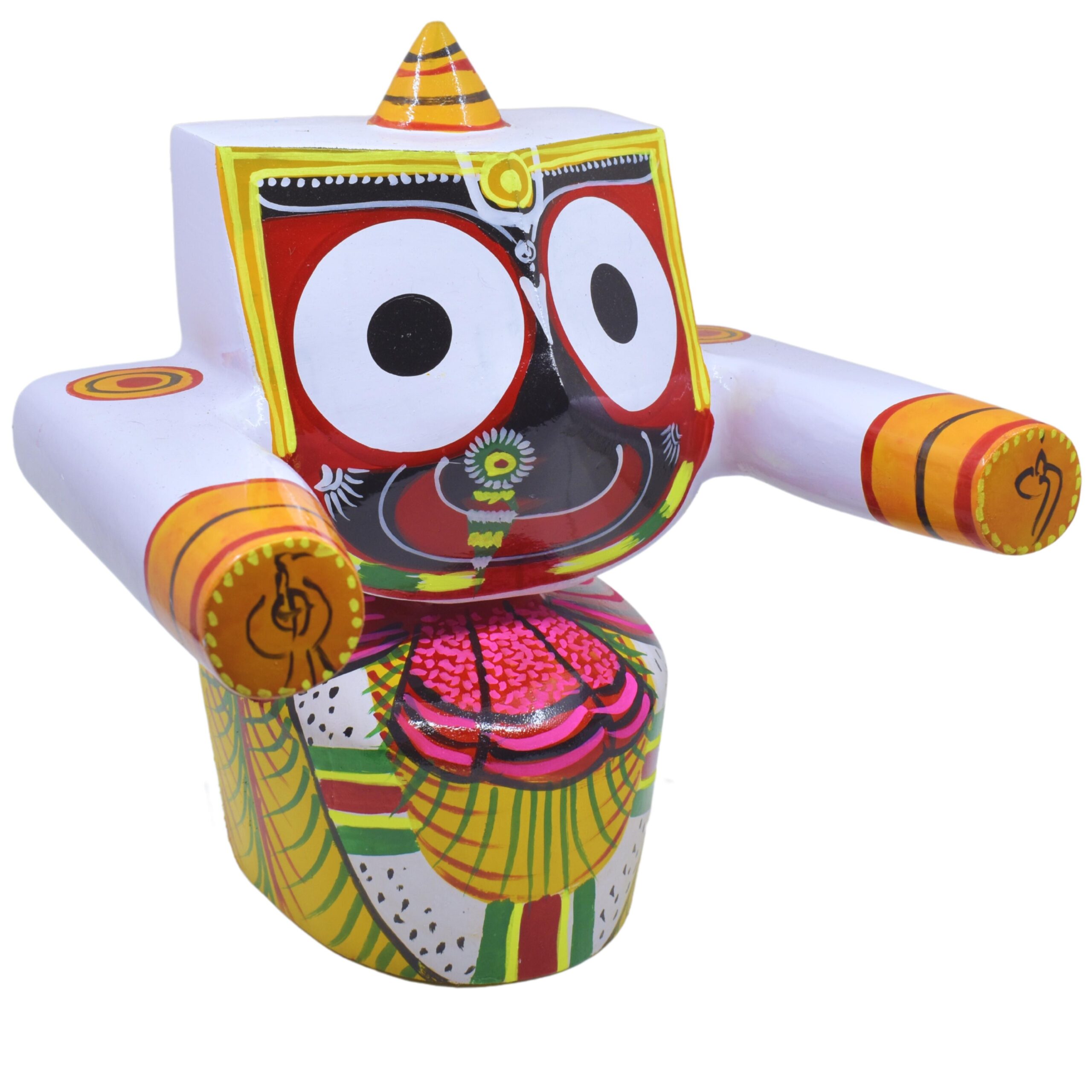 Neem Wood Lord Jagannath (Patitapavan) Single Idol With Sudarshan 12- Inch Murti - Image 2