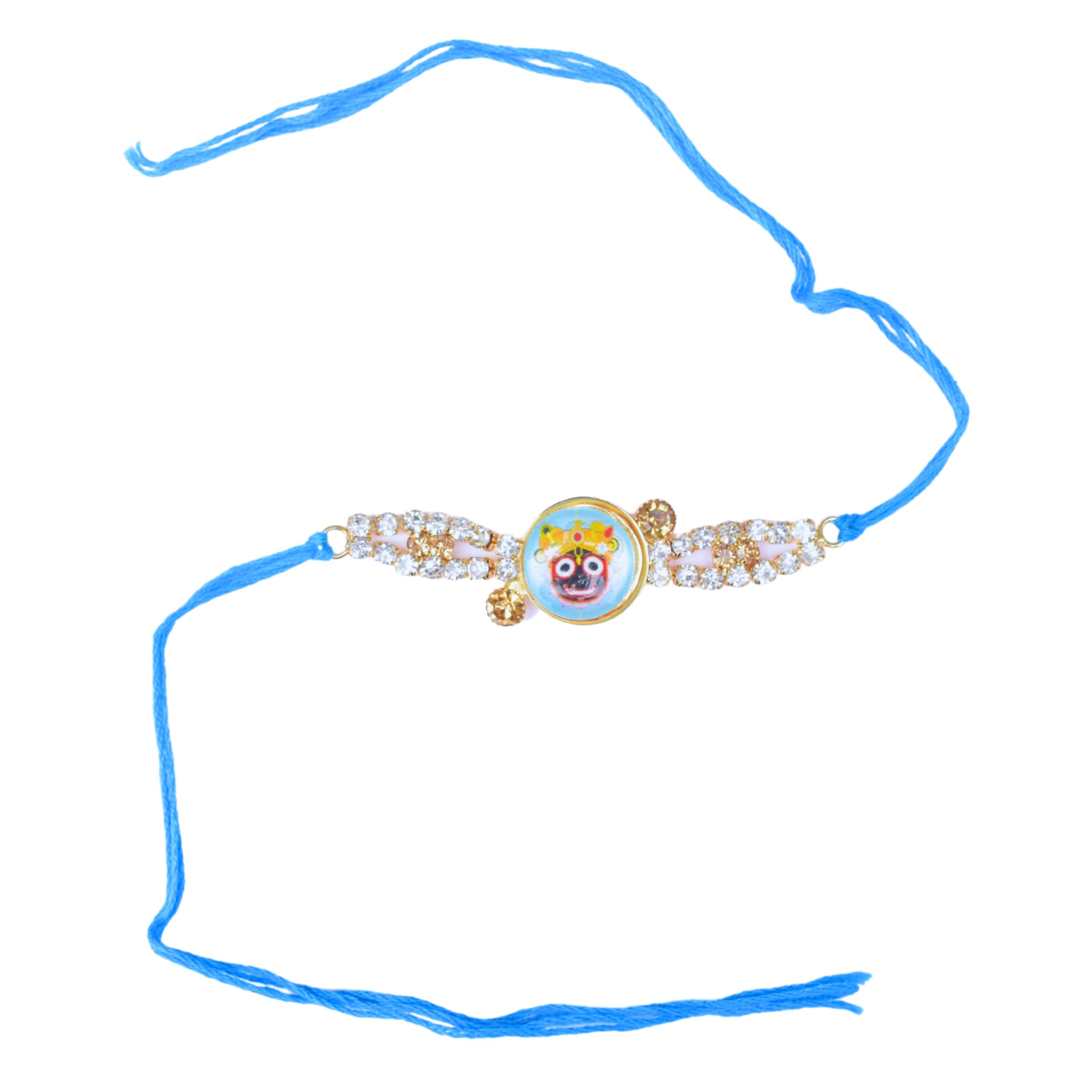 Jagannath Rakhi for Brothers Traditional Handcrafted Rakhis for Raksha Bandhan Celebration - Image 4