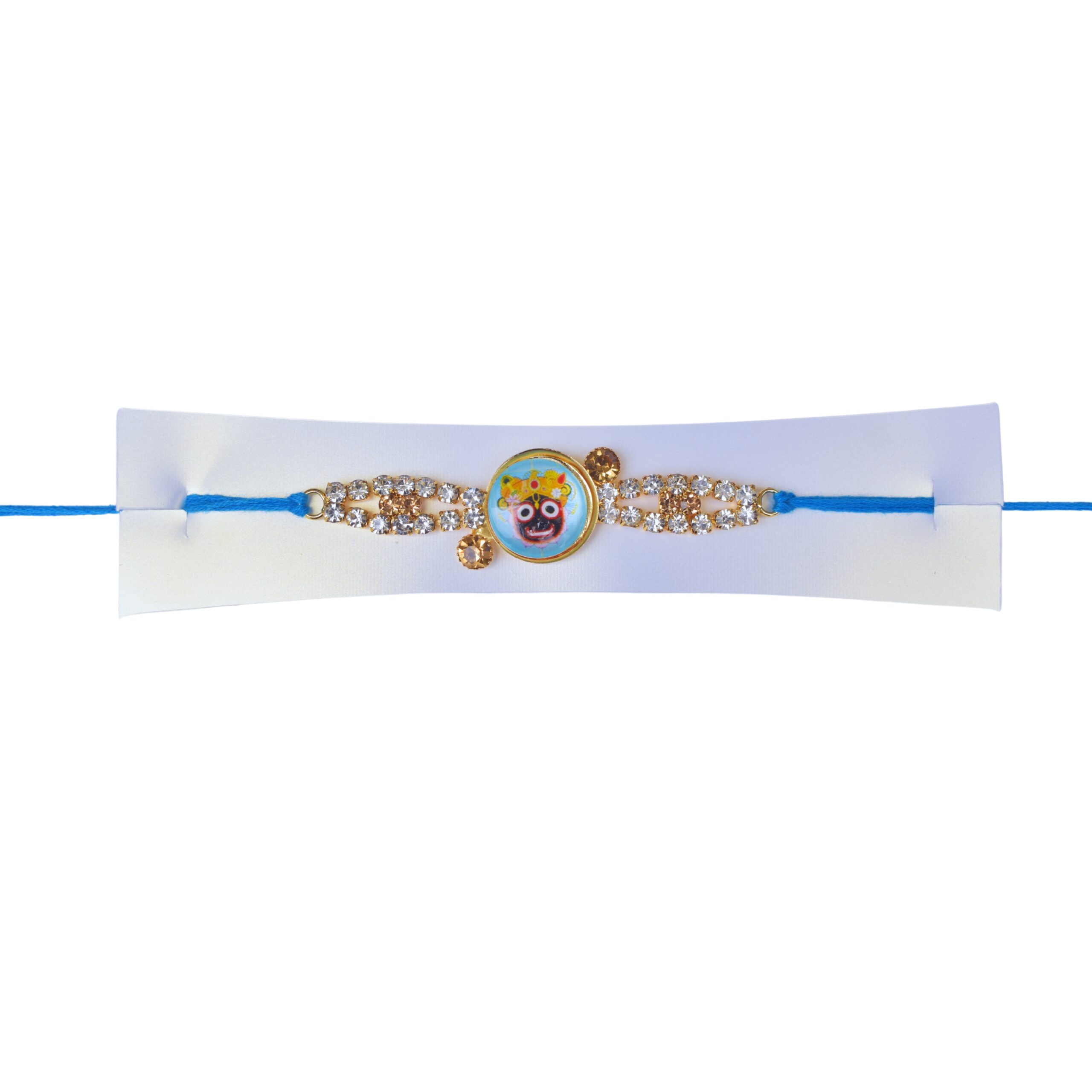 Jagannath Rakhi for Brothers Traditional Handcrafted Rakhis for Raksha Bandhan Celebration - Image 2