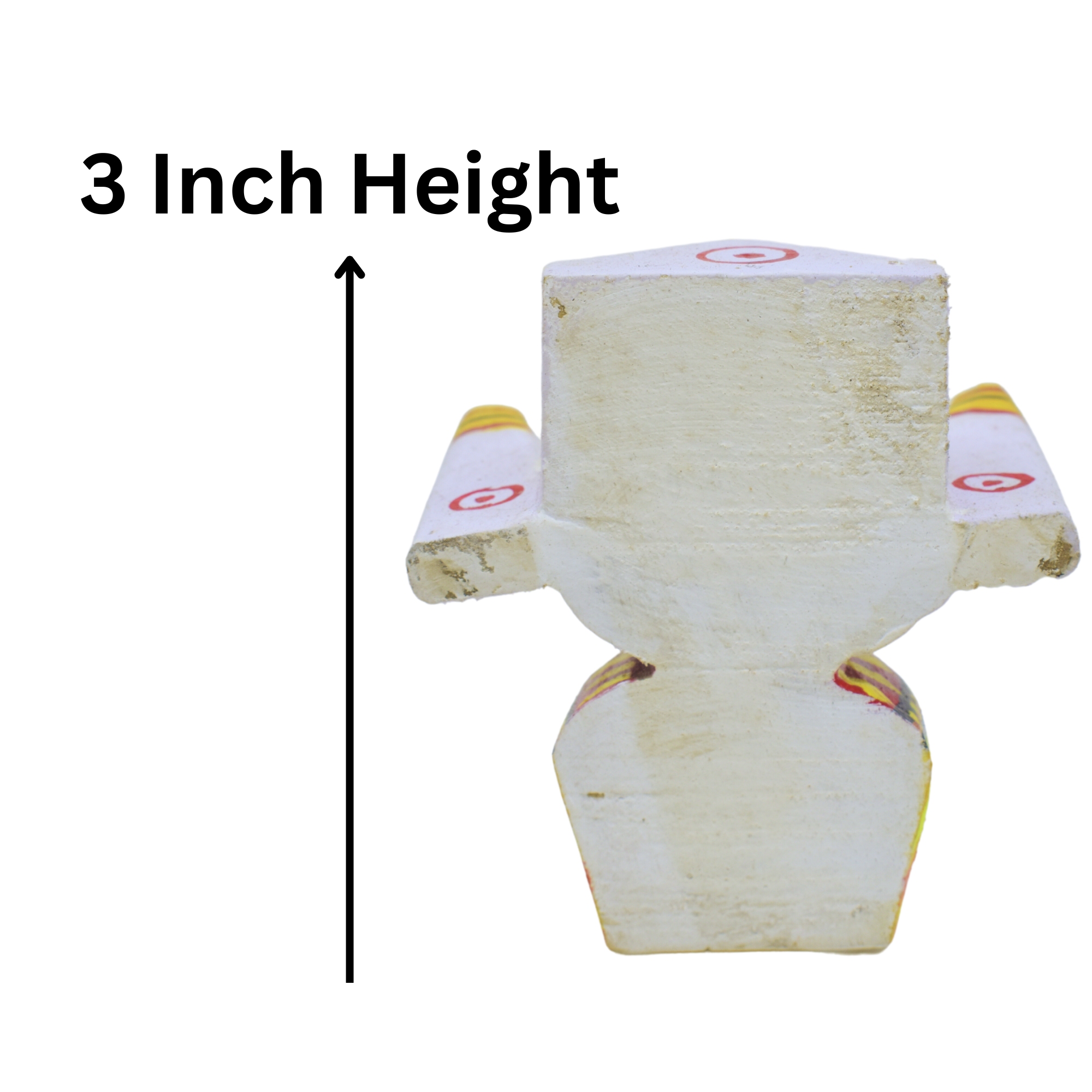 Lord Neem Wood Jagannath Patitapavan Idol Wooden Murti Single Statue -3 Inch - Image 2