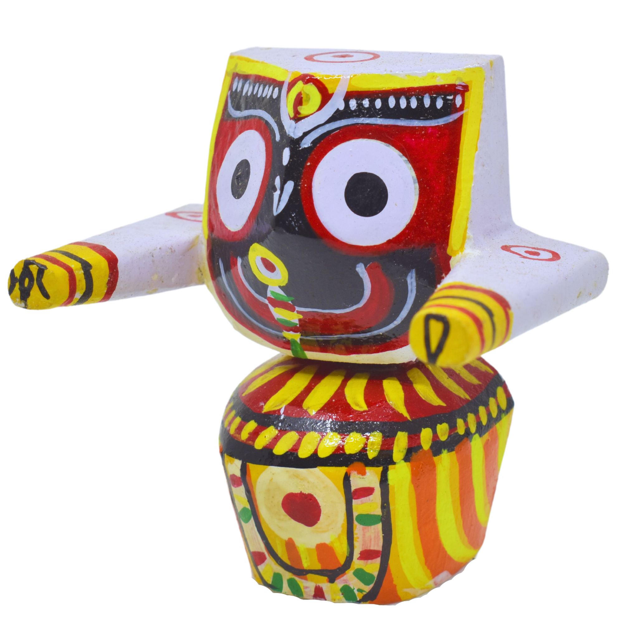 Lord Neem Wood Jagannath Patitapavan Idol Wooden Murti Single Statue -3 Inch - Image 4