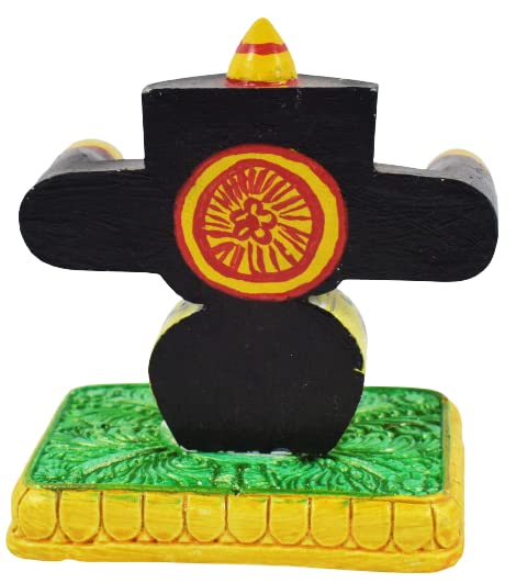 Lord Jagannath Resin Figurine for Car Dashboard, Multicolor,Pack of 1 - Image 4