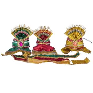 Beautiful Dress Set of Jagannath Idol,Set for| 6 inch (15cm)| 8 inch (20 cm) 1,Multicolour