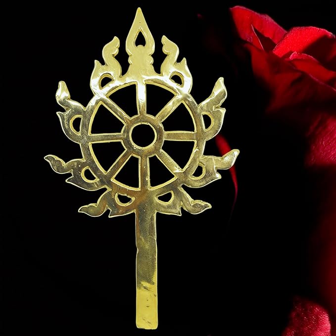 15Inch Brass Nilachakra: A Symbol of Spiritual Grace - Image 5